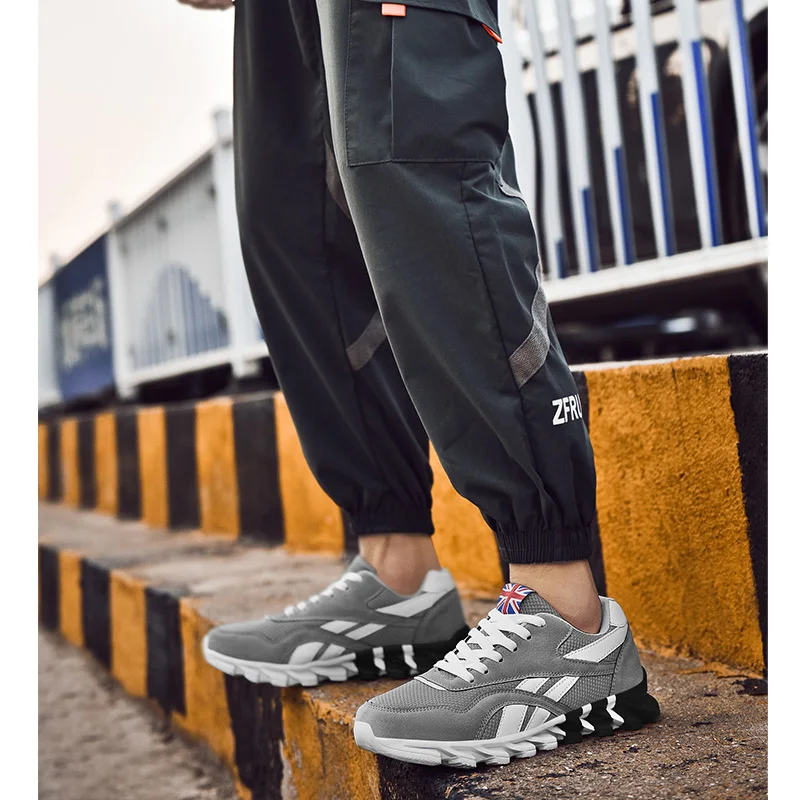 New Blade Men Running Shoes Outdoor Comfortable Jogging Walking Sports Shoes Non-slip Light Shock Absorber Breathable Sneakers