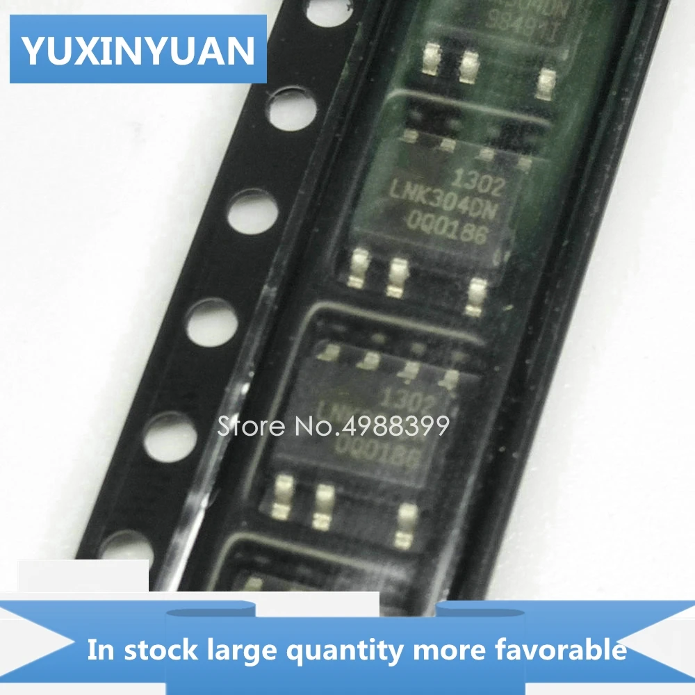 YUXINYUAN 5 шт./лот LNK304DN LNK304 304DN LNK304D 304 SOP7 в наличии | Электронные компоненты и