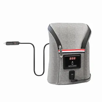 

Car dual bottle outdoor portable constant temperature milk warmer storage bag large capacity keep bottles warm With buckle