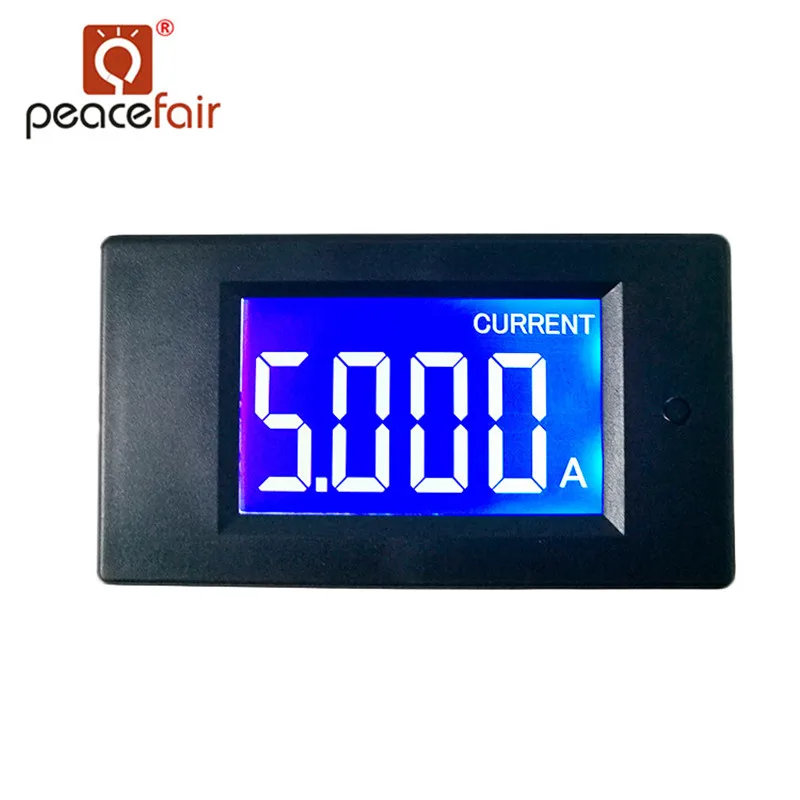 Peacefair AC цифровой амперметр однофазный на рост от 80 до 260V 5A 4in1 Напряжение ток Ватт