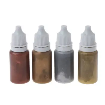 

4 Colors Metal Brozne Golden Pearl Powder Epoxy Resin Colorant Glitter Marble Metallic Pigment Resin Dye Jewelry Making