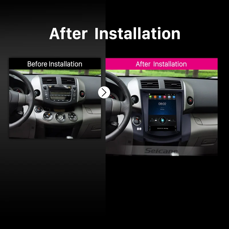 Seicane Android 9 1 7 дюймов для 2008 2009 2010 2011 Toyota RAV4 автомобильный радиоприемник с