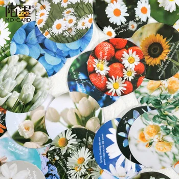

46pcs /Pack Flowers And Plants Mini DIY Decorative Stickers Scrapbooking Diary Album Decor Stick Label School Office Supply