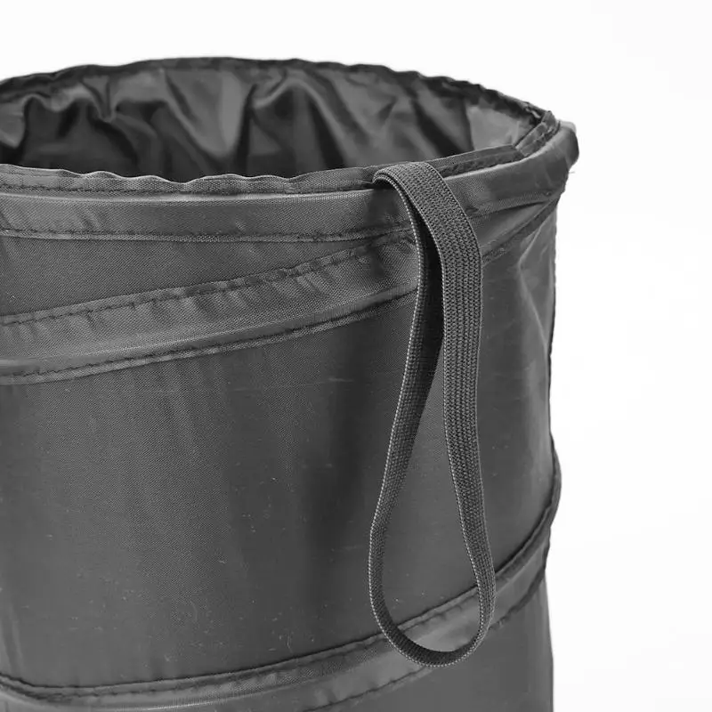Практичный Водонепроницаемый Черный Автомобильный мешок для мусора оксфордская ткань тонкой работы складной дизайн ведро для хранения складной мусорный бак