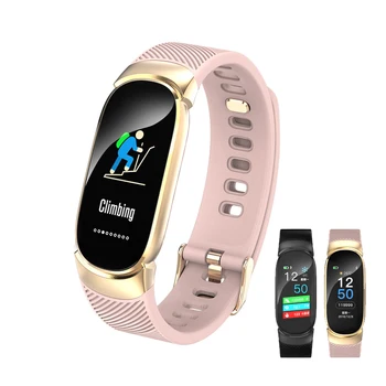 

QW16 Smart Bracelet Women men Weather Heart Rate Blood Pressure Oxygen Monitoring IP68 Waterproof Swimming smart watch band