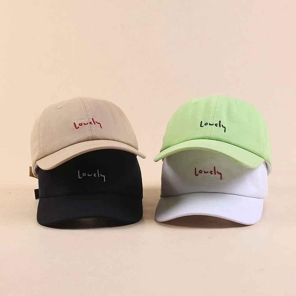 Unisex Embroidery Youth Letter Baseball Cap Men's& Women's Snapback Hip Hop Flat Black White Hot Pink Papa's Hat шапка женск
