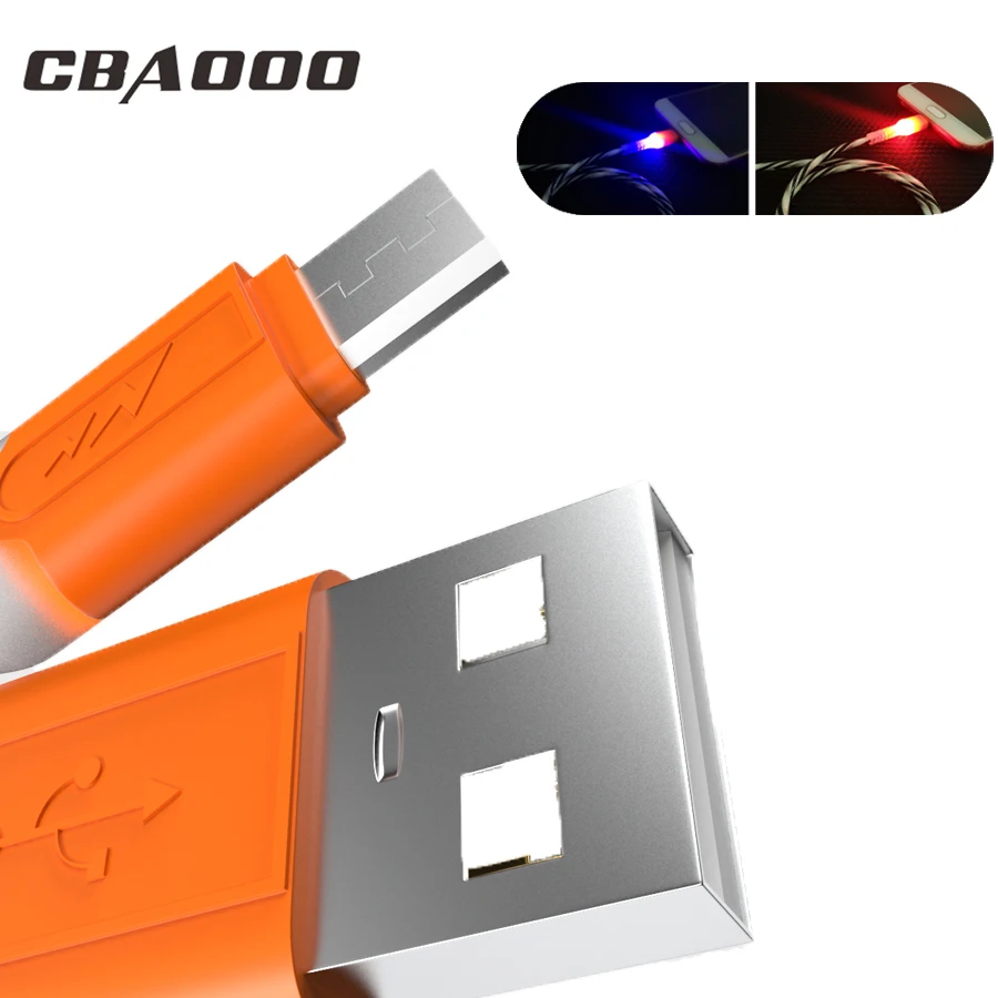 CBAOOO кабель для быстрой зарядки 1 м USB кабель для передачи данных Micro USB зарядное устройство для samsung Xiaomi huawei Micro usb Android кабели для мобильных телефонов