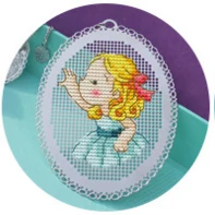 Вышивка крестиком Набор для вышивания DMC креативный подарок ручной работы Новая Металлическая Закладка для книги сказочной принцессы с рисунком - Цвет: JS069