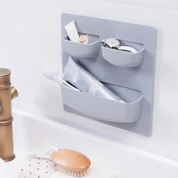 

Self-Adhesive Plastic Kitchen Refrigerator Fridge Storage Rack Organizer Cleaning Sponge Vegetable Fruit Home Kitchen Gadget Set