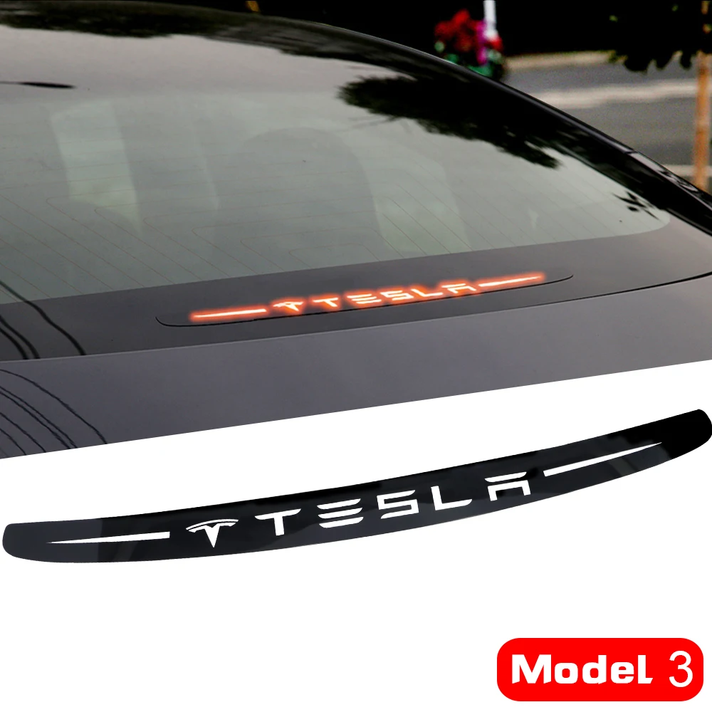 

LQY car sticker modified decorative brake lights beautify for tesla model 3 accessories