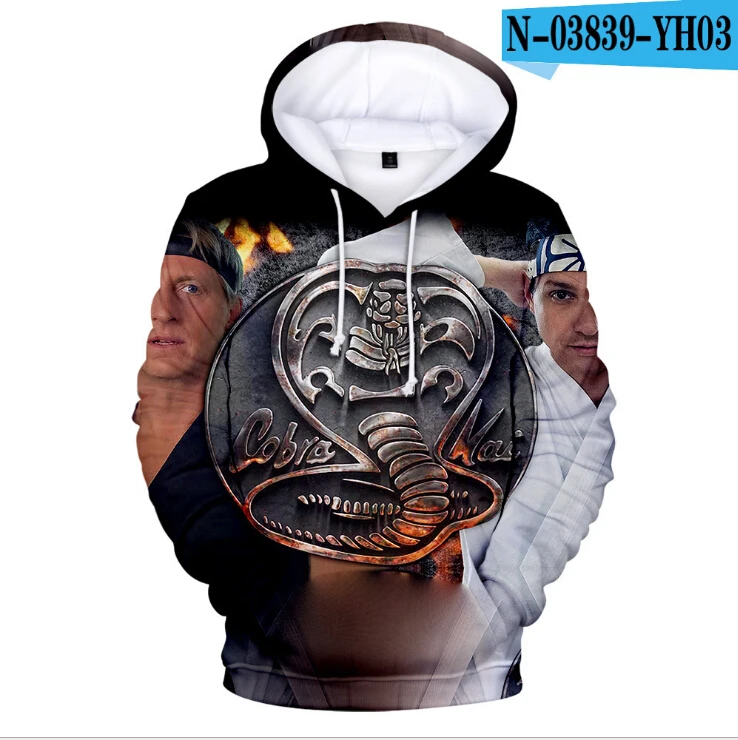 

Children Cool Karate Kid 3D Print Oversized Women/Men Hoodies Sweatshirt Streetwear Pullover Funny Hooded Cobra Kai Hoodie Kids