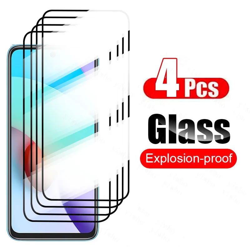 phone screen cover Glass For Redmi 10 Camera Glass Screen Protector For Xiaomi Redmi Note 10 Pro Tempered Glass Phone Protective Phone Film Redmi10 best screen guard for mobile Screen Protectors