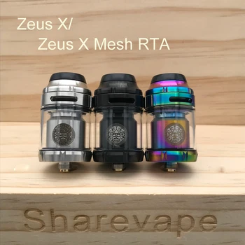 

Zeus X RTA Zeus X Mesh RTA 25mm 3.5ml 4.5ml Tank Leakproof Top Airflow System Atomizer Dual Coil Vape Tank RTA