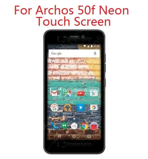 Для Archos 50f Neon новинка 5 0 " передняя панель сенсорный экран мощный дигитайзер