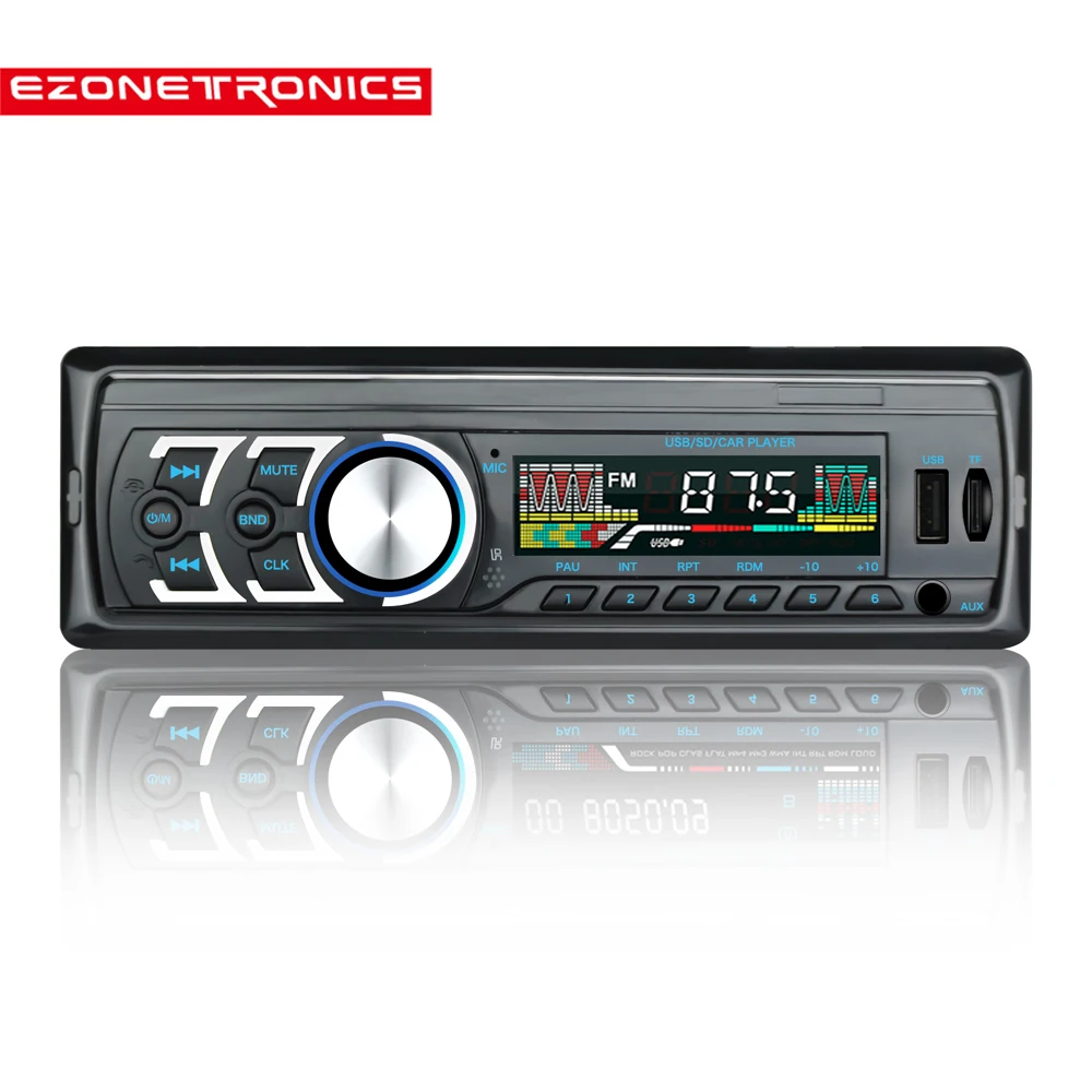 Автомобильный Радио стерео плеер Bluetooth телефон аудио Авто AUX-IN MP3 FM/AM/USB/1Din/пульт дистанционного управления 12 В универсальная JQ1781