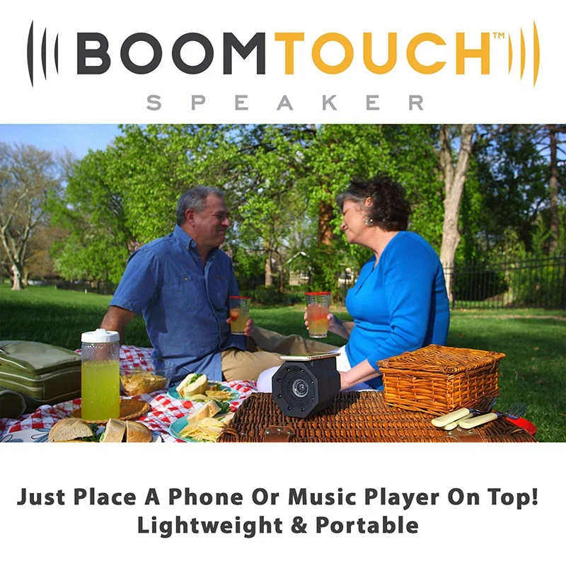 Wireless Portable Speaker- No Dock, No Wires, No Bluetooth Required, Amplifies Your Device'S Sound