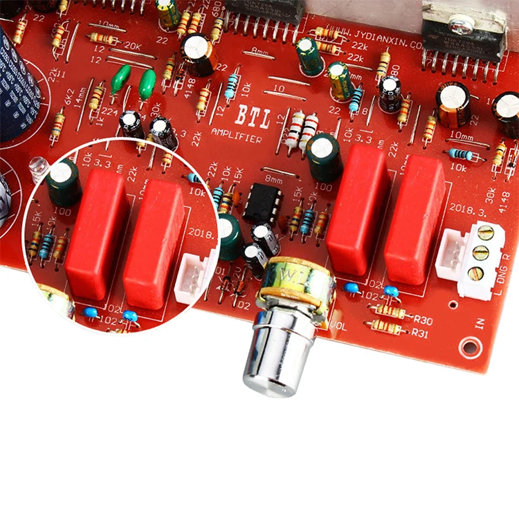 Tenghong TDA7294 аудио усилитель мощности плата 200 Вт* 2 HIFI усилитель звука для динамиков стерео Amplificador AC24-28V 2,0 каналов