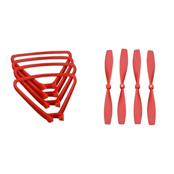 

Propeller and Propeller Guard Protection Ring Part for Xiaomi Mitu Drone Mi(Red)