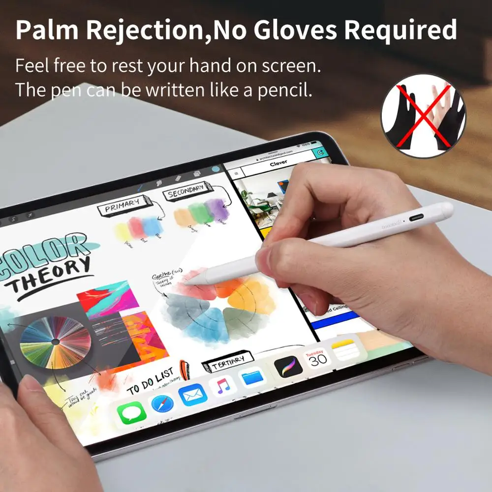 For iPad Pencil with Palm Rejection,Active Stylus Pen for Apple Pencil 2 iPad 2018 2019 6th 7th Gen/ Pro 3rd Gen/Mini 5 for 애플펜슬 For iPad Pencil with Palm Rejection,Active Stylus Pen for Apple Pencil 2 iPad 2018 2019 6th 7th Gen/ Pro 3rd Gen/Mini 5 for 애플펜슬