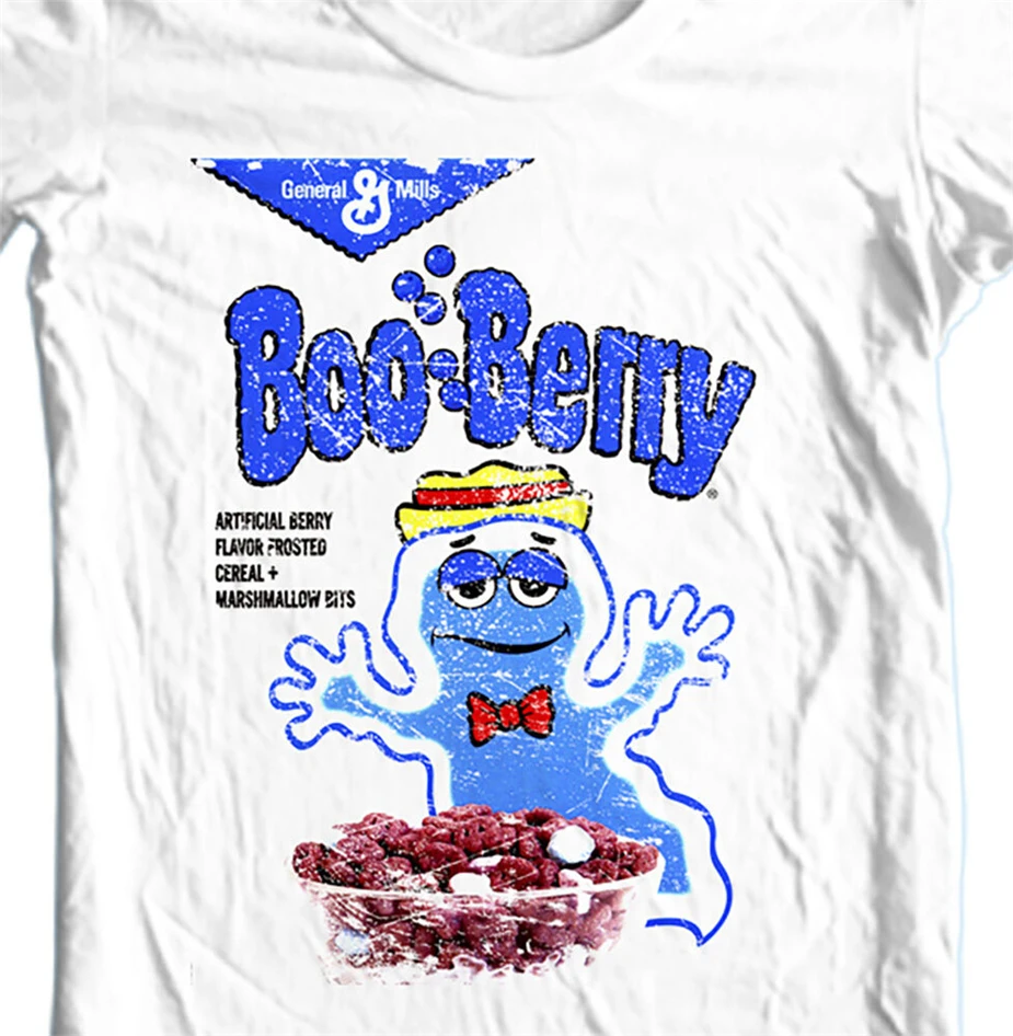 Футболка с хлопковой кашей Boo-Berry бесплатная доставка хлопковая футболка в стиле