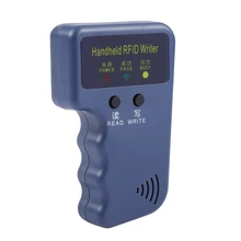 Copieur de carte d'identité RFID Portable 125KHz EM4100, graveur, graveur, duplicateur + 1 porte clés pour système de contrôle d'accès de porte