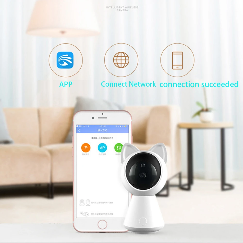 Беспроводная WiFi 1080P камера с функцией автоматического слежения Детский Монитор Домашняя безопасность ip-камера робот интеллектуальная камера видеонаблюдения камера наблюдения