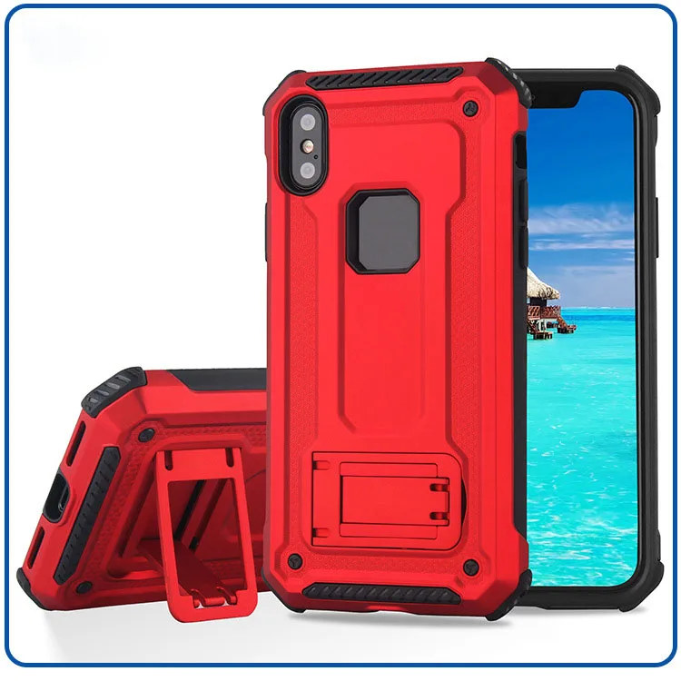 Military Shockproof Armor Phone Case For iPhone X XS 11 Pro Max XR 7 8 6 6S Plus Hybrid PC+TPU Slim Rugged Protective Cover |