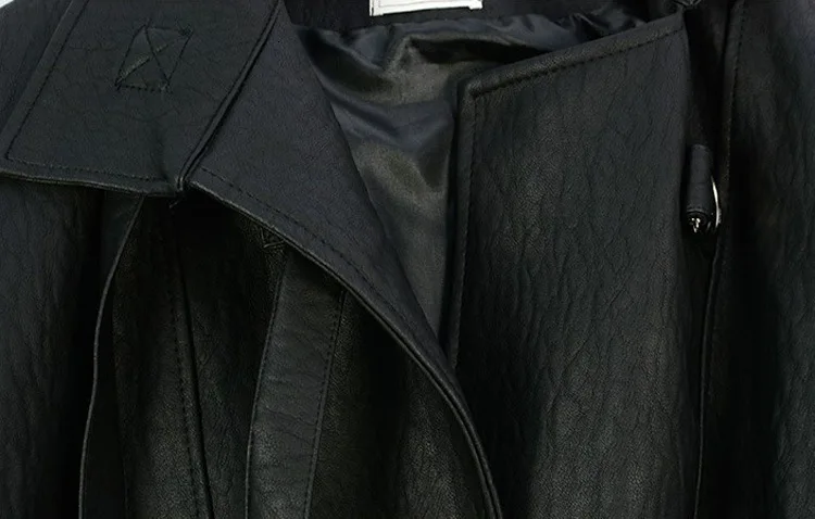 Harajuku Милая крутая байкерская куртка с рукавами летучая мышь, свободные пряжки, женские Куртки из искусственной кожи, верхняя одежда
