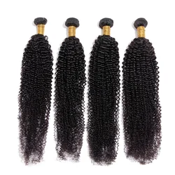 Brazilian Jerry Curly Hair 1/3/4 Bundles Deep Curly Hair Weaves 26 28 30 Inch Natural Remy Human Hair Extensions
