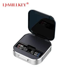 Новинка TWS 5,0 Bluetooth 9D стерео наушники беспроводные наушники IPX7 водонепроницаемые наушники смарт банк питания держатель телефона YZ286