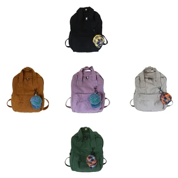 

Women's Backpack Fashion Canvas Middle School Student School Bag, Large Capacity Travel Backpack