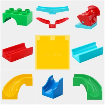 

Big Size DIY Building Blocks Arch Slope Dinosaurs Figures Accessories Compatible Brand Duploingly Brick Toys for children Gift
