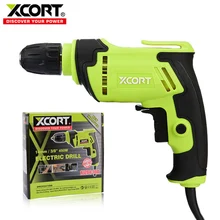 Xcort450w ac mão broca elétrica pequena madeira máquina de perfuração metal alta potência pistola alta velocidade broca elétrica ferramenta