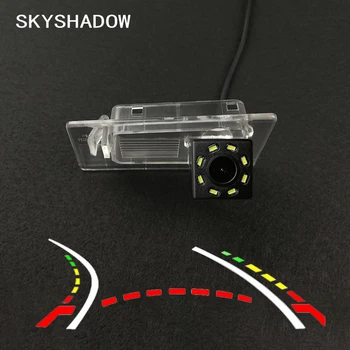 

HD Wireless Car CCD Rear Camera Fisheye 4 8 12 led dynamic Night Vision bracket waterproof For For Kia KX3 2015 Elantra 2016