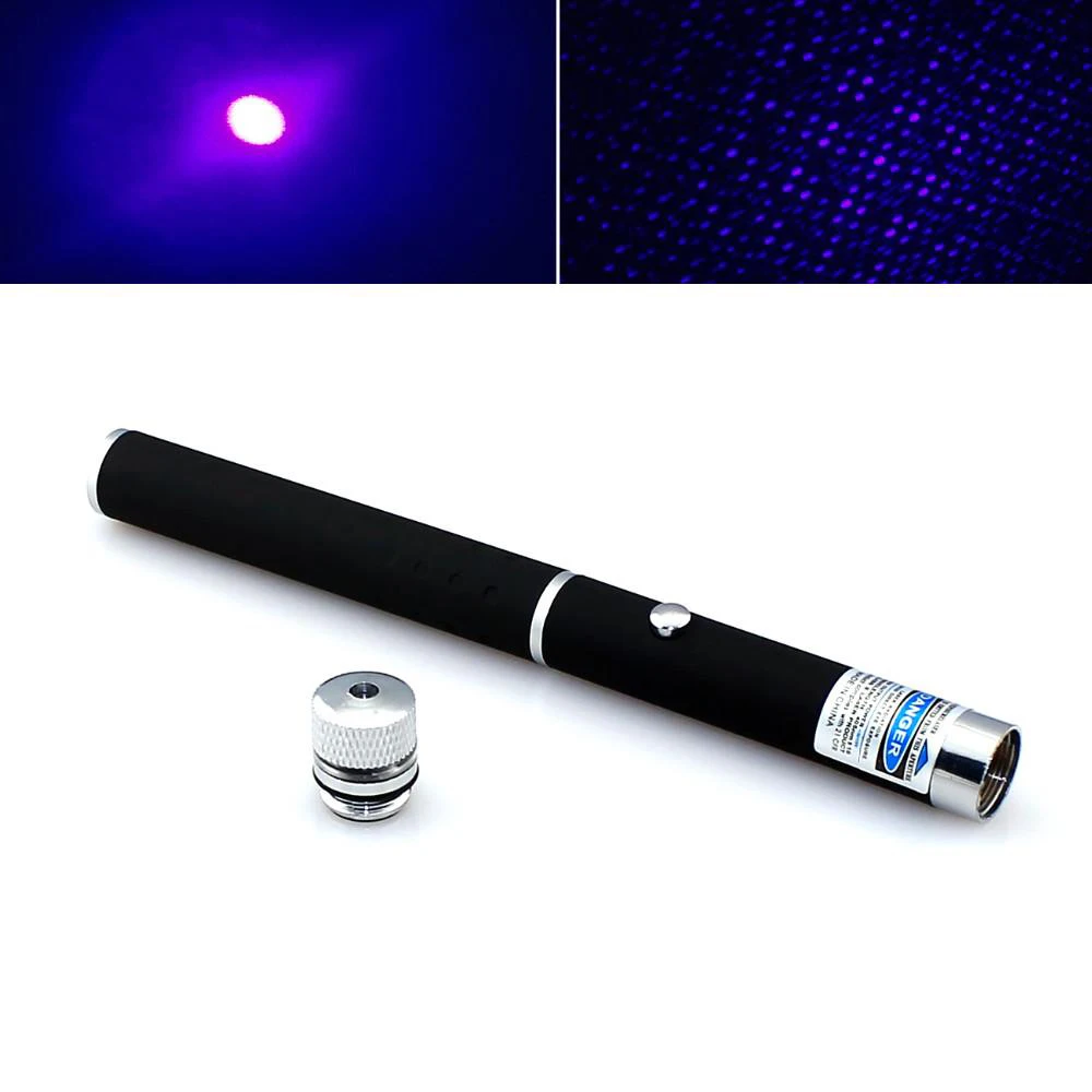 Тактика синяя точечная лазерная указка 5 мВт 450нм высокая мощность 2 в 1 фиолетовые лазеры прицел ручка мощный инструмент для выживания охоты