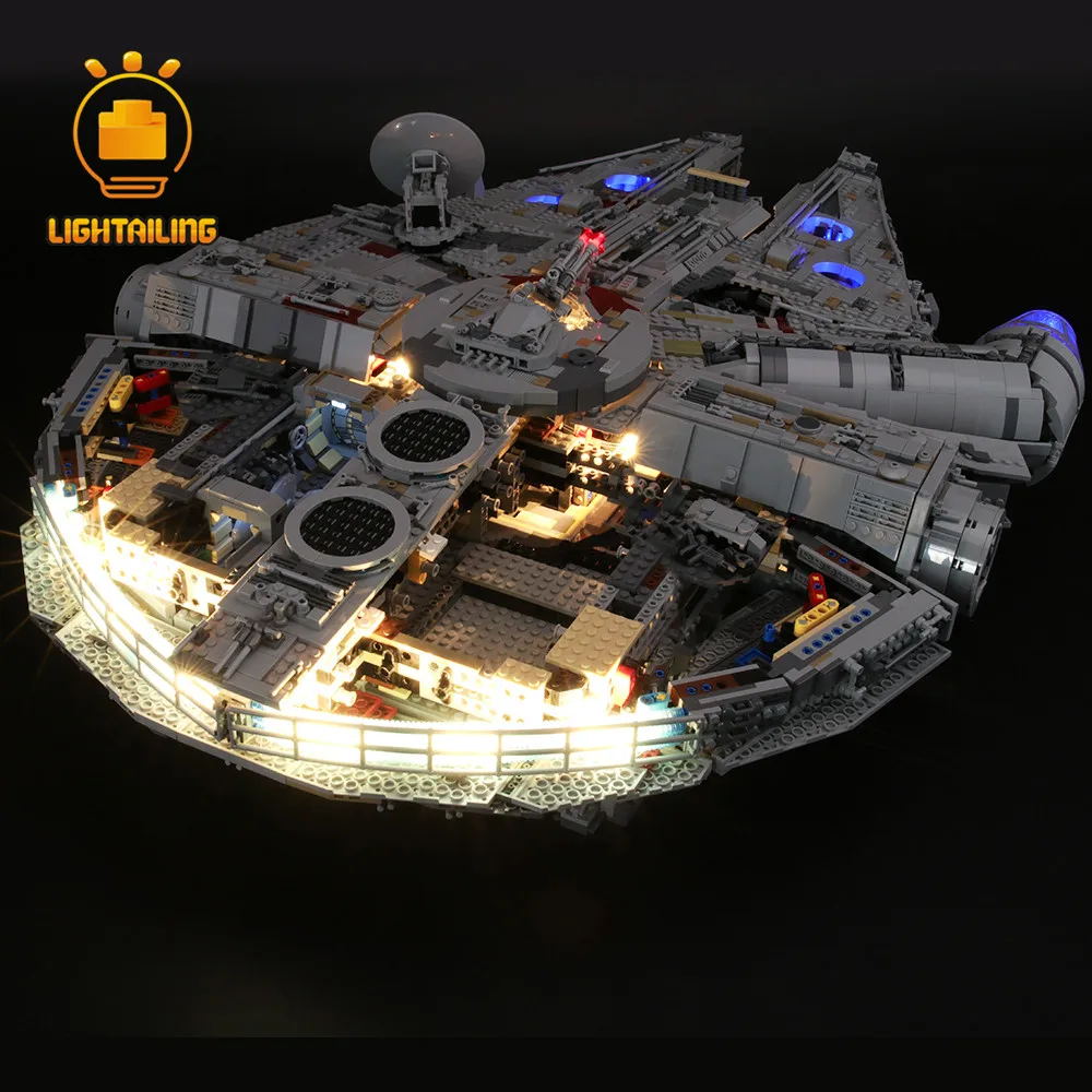 Светильник, светодиодный светильник, комплект для 75192, Ultimate Millennium Blocks, Falcon, светильник, комплект(не включает модель