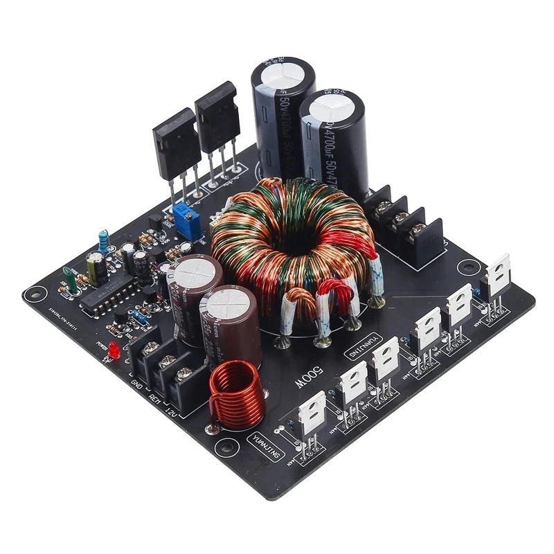 YJ0005-500W DC12V To Dual +-40V Boost плата питания для Hi-Fi усилителя |