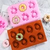 Silicone Donut Maker 3D DIY Baking Pastry Cookie Chocolate Round Molds Muffin Cake Mould Dessert Handmade Kitchen Cooking Tools 4