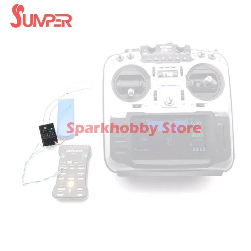 Jumper R8 receptor 16CH Sbus para Frsky T16 Pro Plus D16 modo remoto de Radio de R8 sólo para PIX PX4 APM de Control de v Jumper R8 receptor 16CH Sbus para Frsky T16 Pro Plus D16 modo remoto de Radio de R8 sólo para PIX PX4 APM de Control de v