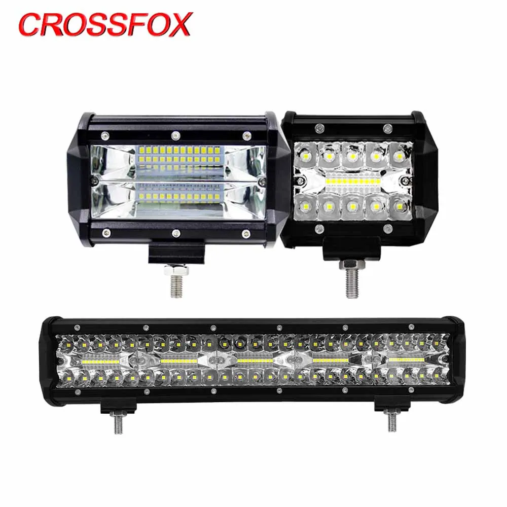 CROSSFOX 300 Вт 36 60 72 120 Светодиодный светильник бар для Грузовики трактора внедорожный
