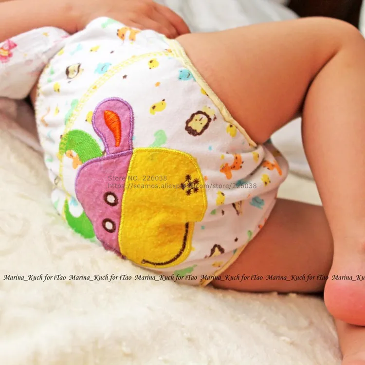 Детские тренировочные подгузники трусики Многоразовые Подгузники моющиеся