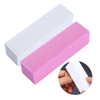 

Green White Pink Sponge Nail Buffers Files Green White Pink Grinding Polishing Tool Sanding Block Professional Tools