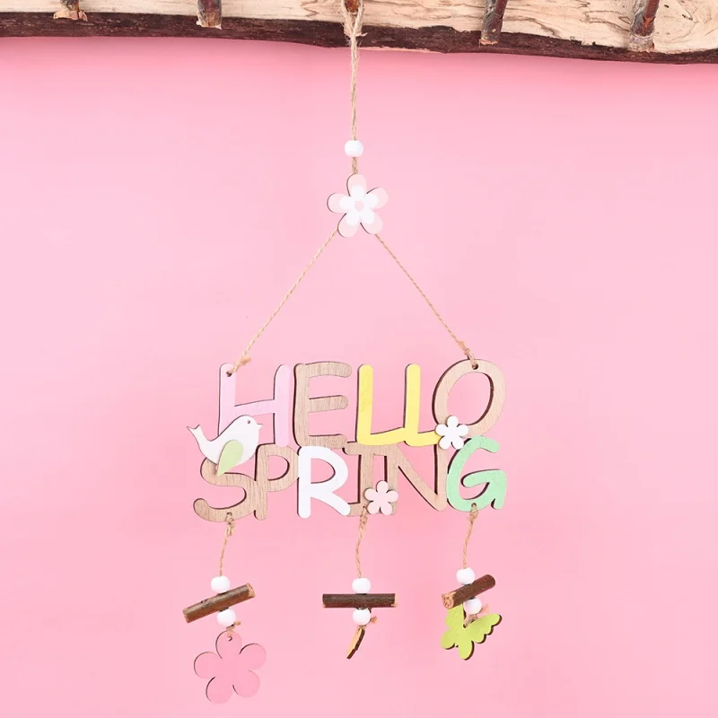 Пасхальные HELLO весенние деревянные буквы 2020 новые пасхальные украшения доски с