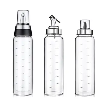 

Olive Oil Bottle Condiment Dispenser for BBQ Baking Cooking Kitchen Container