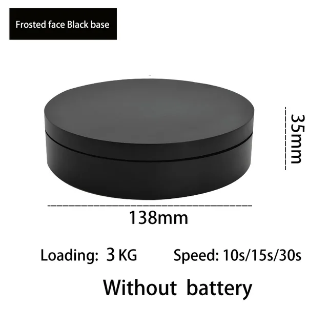 3 Snelheden Elektrische Draaitafel Display Tafel USB Oplaadbare Draaibare Display Standaard Draaibare Beugel Video Opname Props_voghion.com