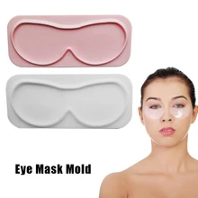

1pc DIY Silicone Reuseable Facial Eye Mask Mold for Fruit Vegetable Mask Machine Maker Clear Mask Mold Tray Eye Mask Making Tool