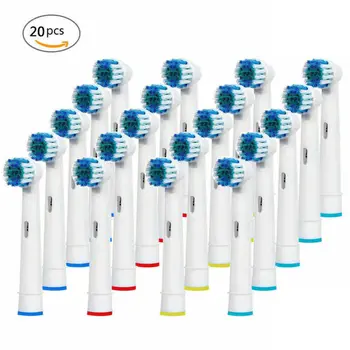 

20pcs/4pcs Replacement Toothbrush Heads Electric Brush Fit for Oral B Braun Models Power Triumph Precision Clean