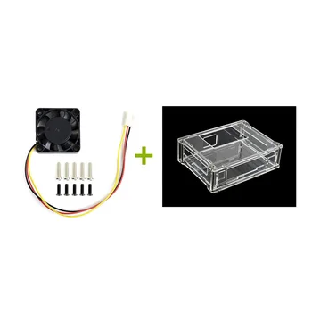 

With Cooling Fan Acrylic Case With Screws Home Heat Dissipation Computer Easy Install Transparent Shell For Jetson Developer Kit