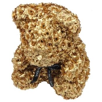 

Bear Of Roses Artificial Flowers Home Wedding Festival Diy Cheap Wedding Decoration Artificial Silk Flowers Valentine Day Gift