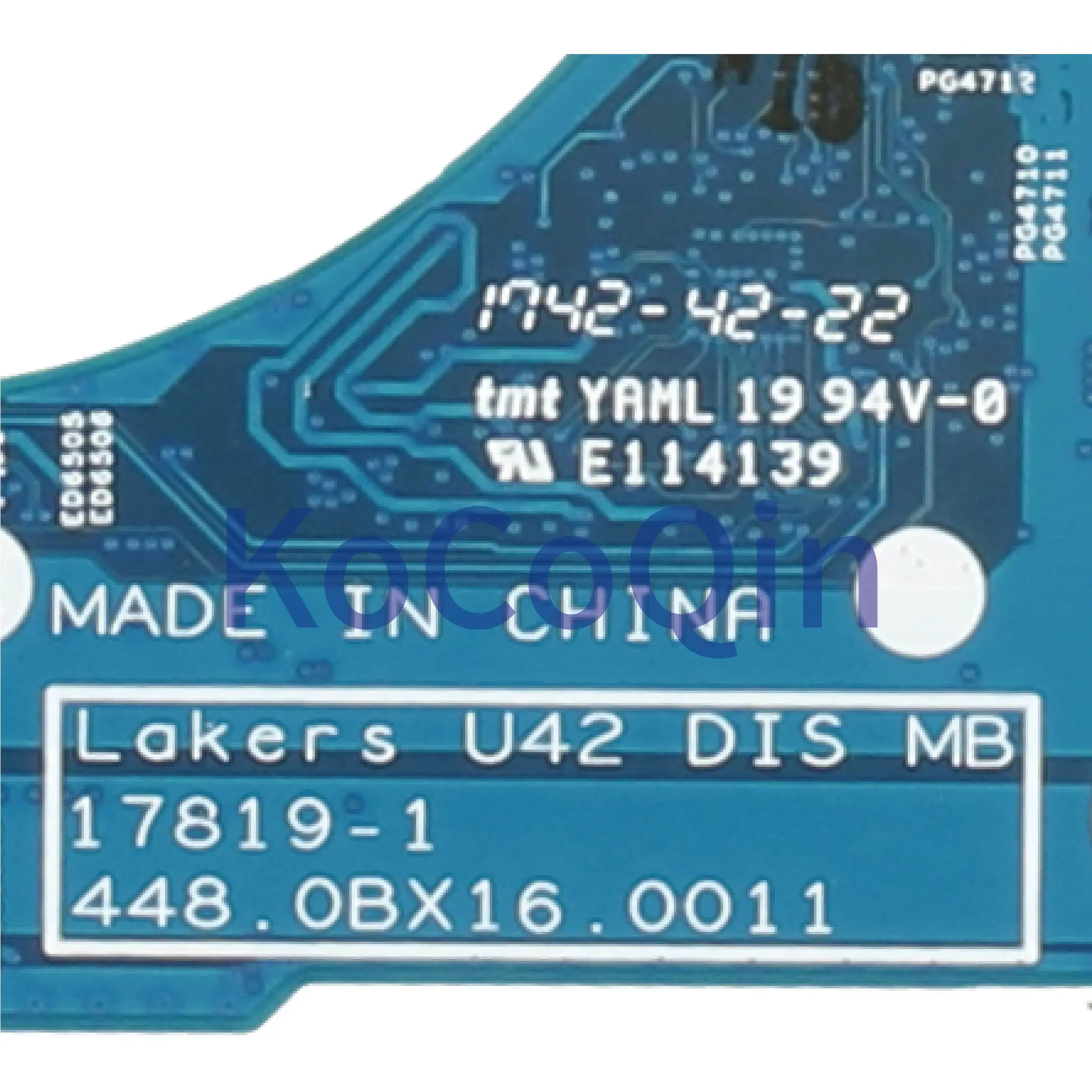 discounted  KoCoQin Laptop motherboard For HP TPN-W127 ENVY X360 15-BP SR3LC i7-8550U Mainboard 17819-1 935001-